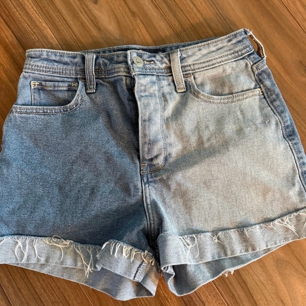 Hollister Light Blue Jean Shorts